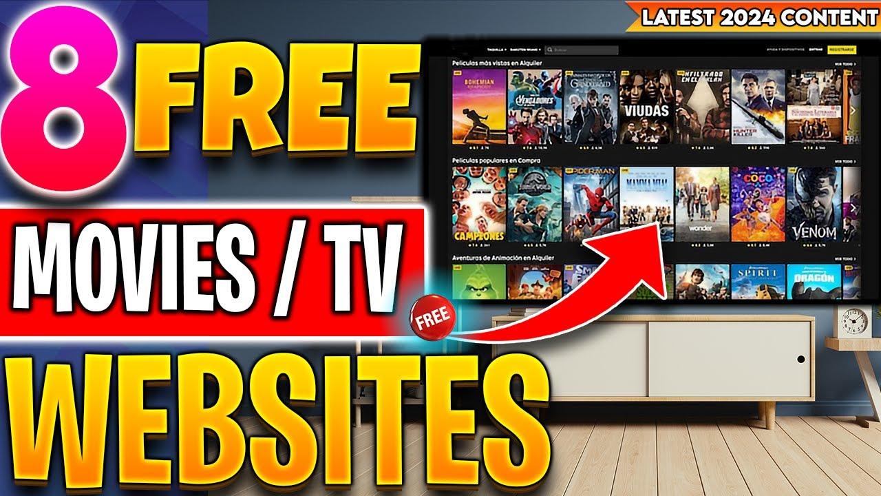 🔴Top 8 Websites to Watch FREE Movies / TV Shows (No Sign up!) 2024 Update !