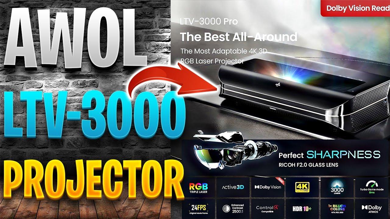 🔴AWOL Vision LTV 3000 PRO Review: The Best Ultra Short Throw Triple Laser 4K Projector?